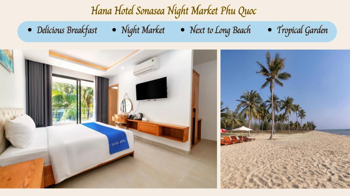 Hana Hotel Sonasea Night Market Phu Quoc Esterno foto